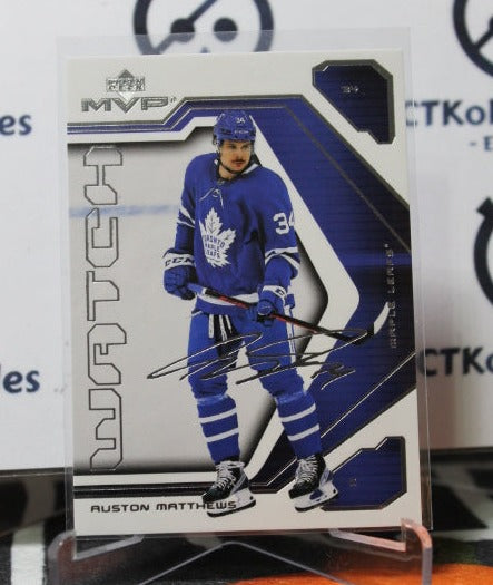 2021-22 UPPER DECK AUSTON MATTHEWS # 5 MVP WATCH TORONTO MAPLE LEAFS HOCKEY CARD