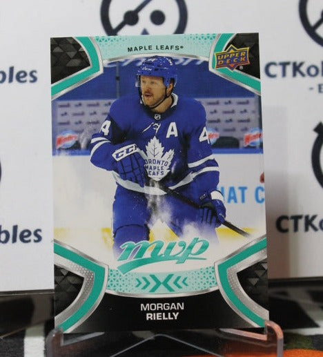 2021-22 UPPER DECK MVP MORGAN RIELLY # 194 TORONTO MAPLE LEAFS HOCKEY CARD