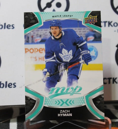 2021-22 UPPER DECK MVP ZACH HYMAN # 168 TORONTO MAPLE LEAFS HOCKEY CARD