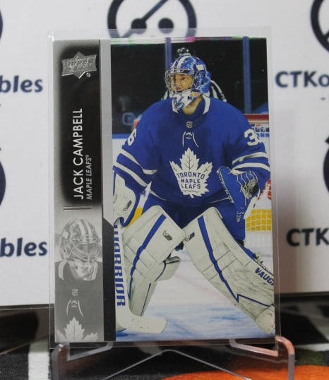 2021-22 UPPER DECK JACK CAMPBELL # 167 TORONTO MAPLE LEAFS HOCKEY CARD