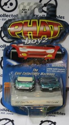 PHAT BOYZ # 12 CARS 1957 CHEVY BEL AIR 1963 CORVETTE FANTASTIC LIMITED