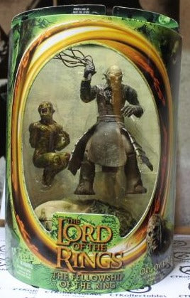 THE LORD OF THE RINGS ORC OVERSEER ACTION FIGURE THE FELLOWSHIP OF THE RING TOY BIZ 2001