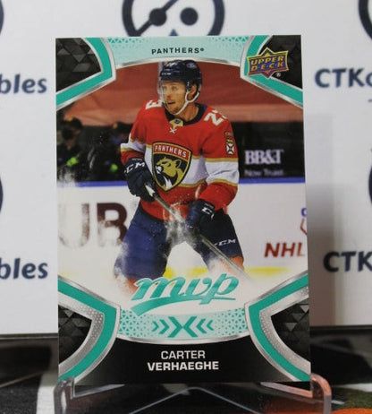 2021-22 UPPER DECK MVP CARTER VERHAEGHE # 135 FLORIDA PANTHERS HOCKEY CARD