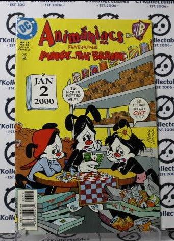 ANIMANIACS # 57 FEATURING PINKY AND THE BRAIN VF DC COMIC BOOK 2000