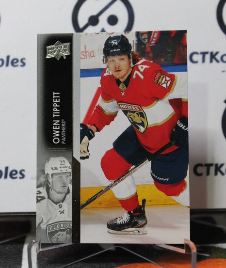 2021-22 UPPER DECK OWEN TIPPETT  # 330 FLORIDA PANTHERS HOCKEY CARD