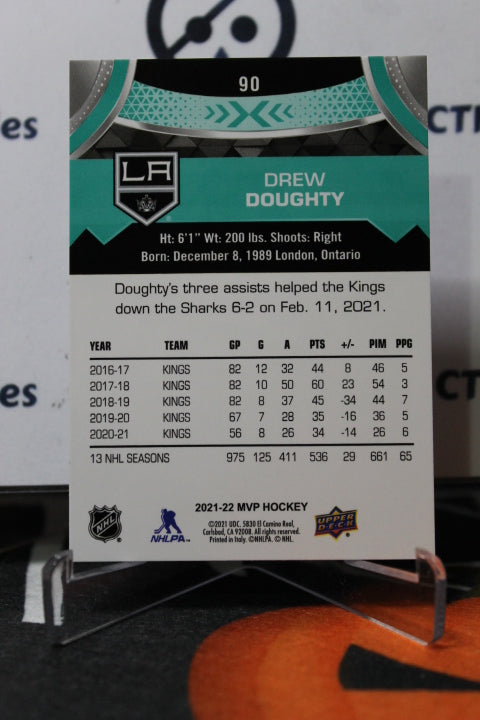 2021-22 UPPER DECK MVP DREW DOUGHTY # 90  L A KINGS NHL HOCKEY CARD