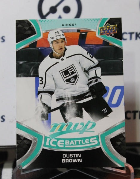 2021-22 UPPER DECK MVP DUSTIN BROWN # 134 ICE BATTLES  L A KINGS NHL HOCKEY CARD