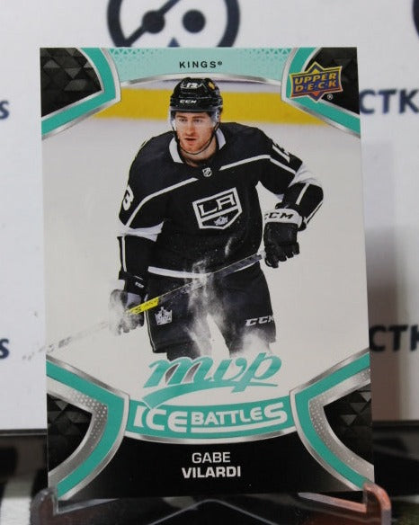 2021-22 UPPER DECK MVP GABE VILARDI # 35 ICE BATTLES  L A KINGS NHL HOCKEY CARD