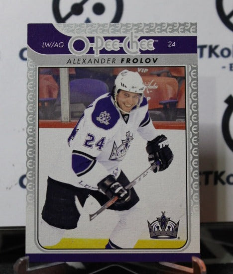 2009-10 O-PEE CHEE ALEXANDER FROLOV # 9  L A KINGS NHL  HOCKEY CARD