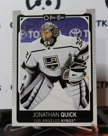2021-22 O-PEE CHEE JONATHAN QUICK # 343  L A KINGS NHL  HOCKEY CARD