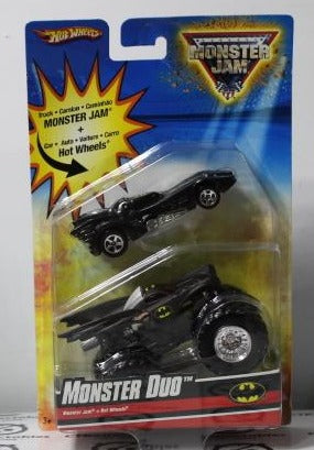 MONSTER DUO BATMAN MONSTER JAM MATTEL HOT WHEELS  DC COMICS 2009