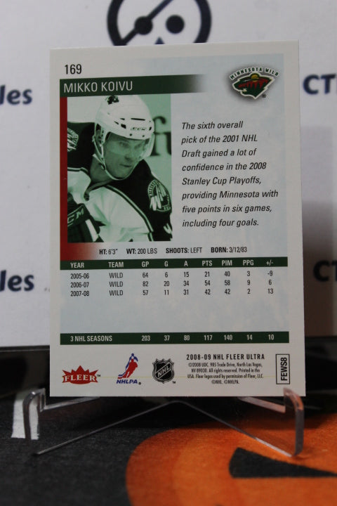 2008-09 FLEER ULTRA MIKKO KOIVU # 169 MINNESOTA WILD  NHL HOCKEY CARD