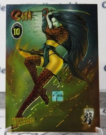 SHI # 10 NON-SPORT  IMAGE COMICS/WIZARD MAGAZINE PROMO CARD (CHROME) 1996