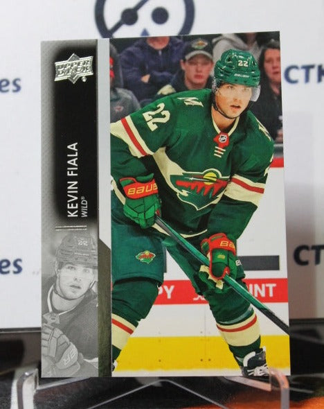 2021-22 UPPER DECK  KEVIN FIALA # 341 MINNESOTA WILD  NHL HOCKEY CARD