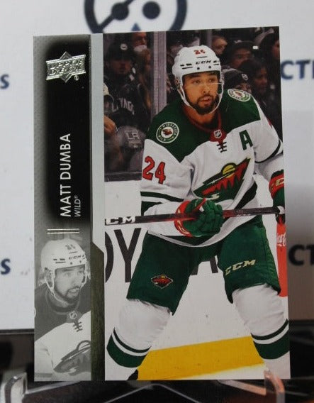 2021-22 UPPER DECK  MATT DUMBA # 339 MINNESOTA WILD  NHL HOCKEY CARD