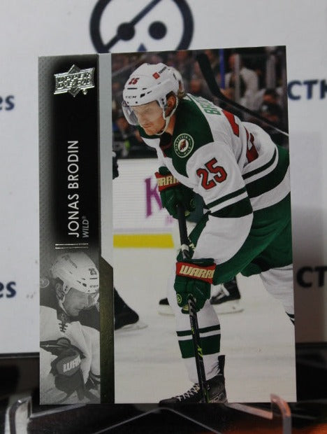 2021-22 UPPER DECK  JONAS BRODIN # 338 MINNESOTA WILD  NHL HOCKEY CARD