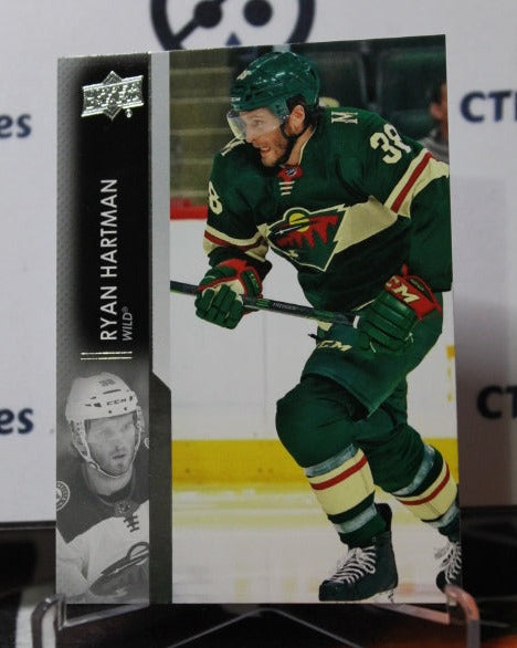 2021-22 UPPER DECK  RYAN HARTMAN # 342 MINNESOTA WILD  NHL HOCKEY CARD