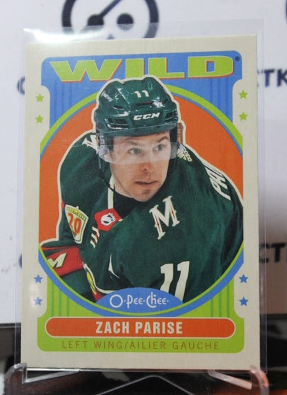 2021-22 O-PEE-CHEE ZACH PARISE # 457 RETRO MINNESOTA WILD  NHL HOCKEY CARD