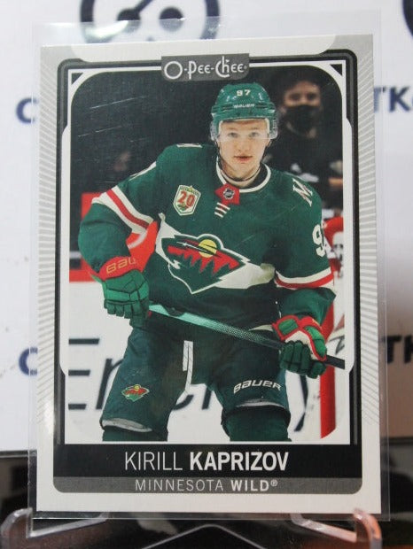 2021-22 O-PEE-CHEE KIRILL KAPRIZOV # 4 ROOKIE  MINNESOTA WILD  NHL HOCKEY CARD