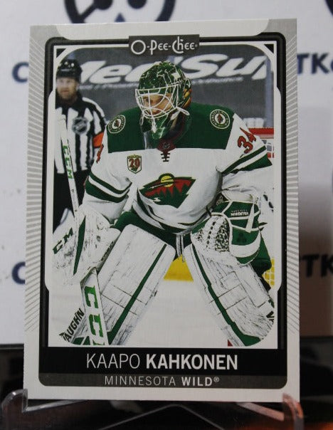 2021-22  O-PEE-CHEE KAAPO KAHKONEN # 93  MINNESOTA WILD  NHL HOCKEY CARD