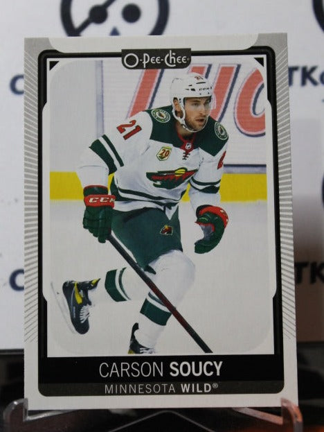 2021-22  O-PEE-CHEE CARSON SOUCY # 352  MINNESOTA WILD  NHL HOCKEY CARD