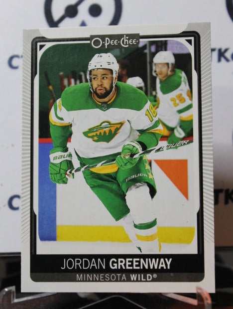 2021-22  O-PEE-CHEE JORDAN GREENWAY # 298  MINNESOTA WILD  NHL HOCKEY CARD