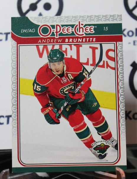 2009-10 O-PEE-CHEE ANDREW BRUNETTE # 432  MINNESOTA WILD  NHL HOCKEY CARD
