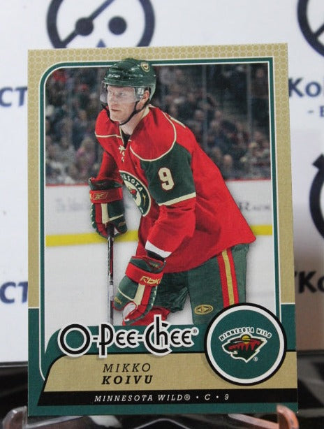 2008-09 O-PEE-CHEE MIKKO KOIVU # 212  MINNESOTA WILD  NHL HOCKEY CARD