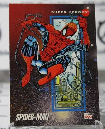 SPIDER-MAN # 1 MARVEL SUPER HEROES VF NON-SPORT TRADING CARD IMPEL 1992