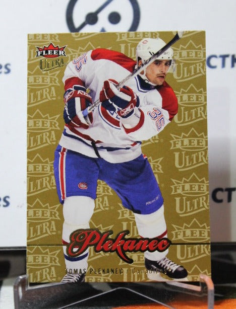 2007-08 FLEER ULTRA TOMAS PLEKANEC # 98 MONTREAL CANADIANS HOCKEY CARD