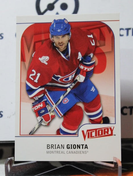 2009-10 UPPER DECK VICTORY BRIAN GIONTA # 277  MONTREAL CANADIANS HOCKEY CARD