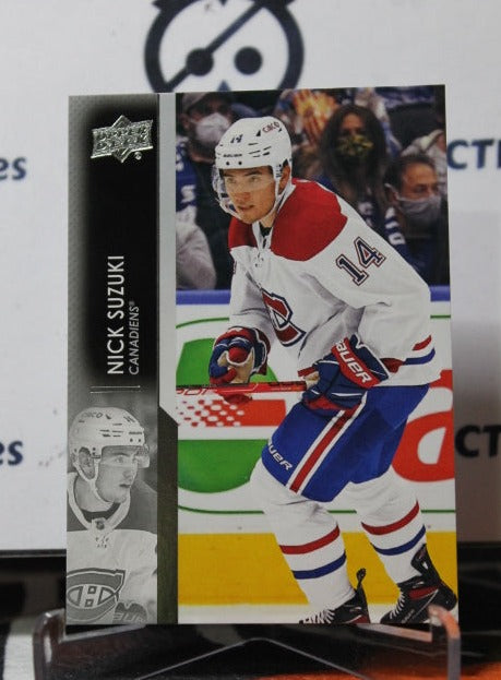 2021-22 UPPER DECK NICK SUZUKI # 349 MONTREAL CANADIANS HOCKEY CARD