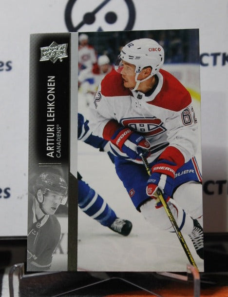 2021-22 UPPER DECK ARTTURI LEHKONEN # 346 MONTREAL CANADIANS HOCKEY CARD