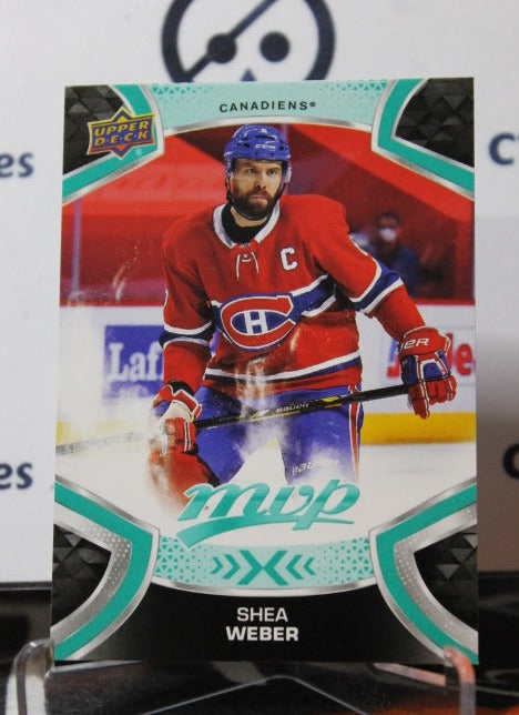 2021-22 UPPER DECK MVP SHEA WEBER # 106 MONTREAL CANADIANS HOCKEY CARD