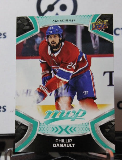 2021-22 UPPER DECK  MVP PHILLIP DANAULT # 142  MONTREAL CANADIANS HOCKEY CARD