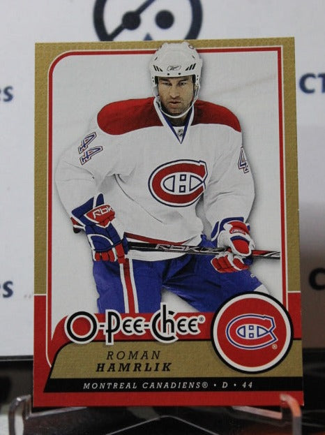 2008-09 O-PEE-CHEE ROMAN HAMRLIK # 47 MONTREAL CANADIENS HOCKEY CARD