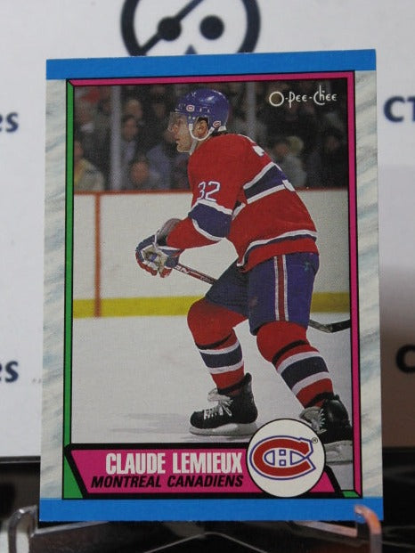 1989-90 O-PEE-CHEE CLAUDE LEMIEUX # 234 MONTREAL CANADIENS HOCKEY CARD