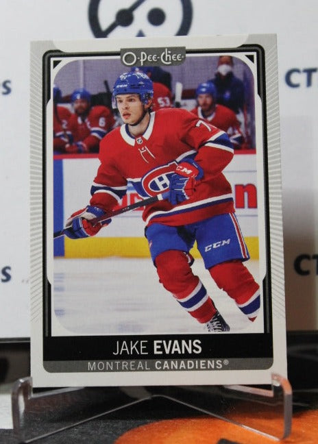 2021-22 O-PEE-CHEE JAKE EVANS # 294 MONTREAL CANADIENS HOCKEY CARD