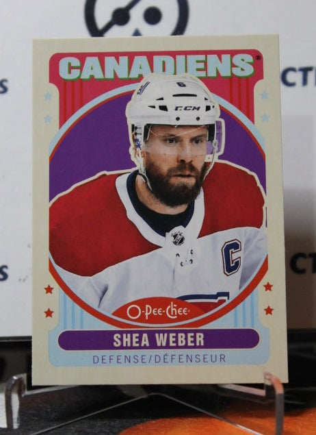 2021-22 O-PEE-CHEE SHEA WEBER # 114 RETRO  MONTREAL CANADIENS HOCKEY CARD