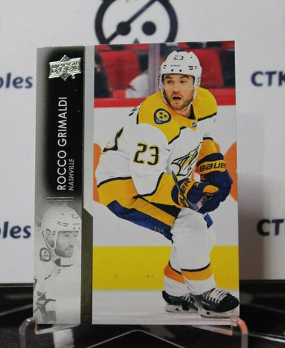 2021-22 UPPER DECK ROCCO GRIMALDI # 354 NASHVILLE PREDATORS NHL HOCKEY TRADING CARD