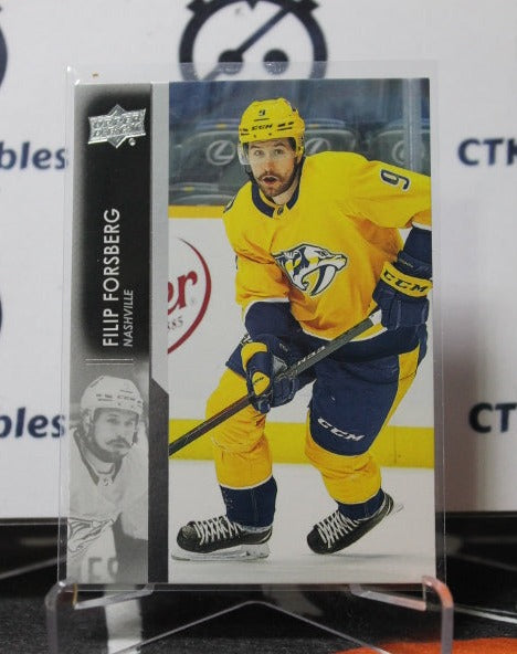 2021-22 UPPER DECK FILIP FORSBERG # 103 NASHVILLE PREDATORS NHL HOCKEY TRADING CARD