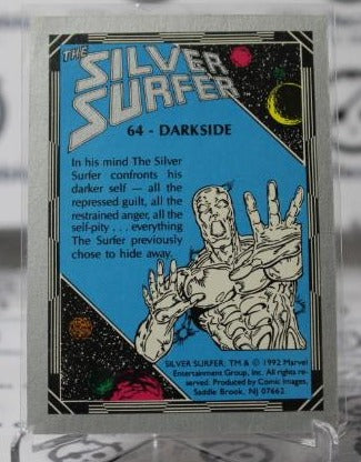 SILVER SURFER # 64  DARKSIDE  MARVEL  NM  SUPER HEROES NON-SPORT TRADING CARD 1992