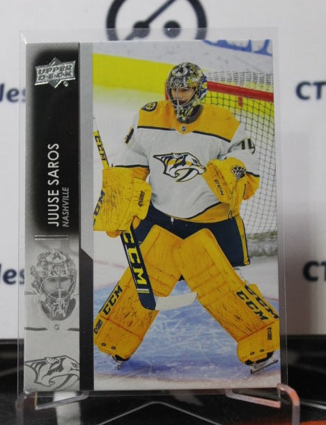 2021-22 UPPER DECK JUUSE SAROS # 105 NASHVILLE PREDATORS NHL HOCKEY TRADING CARD