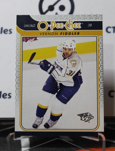 2009-10 O-PEE-CHEE VERNON FIDDLER # 245 NASHVILLE PREDATORS NHL HOCKEY TRADING CARD