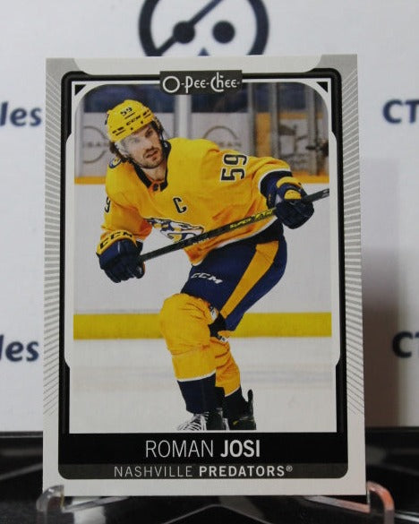 2021-22 O-PEE-CHEE  ROMAN JOSI # 482 NASHVILLE PREDATORS NHL HOCKEY TRADING CARD