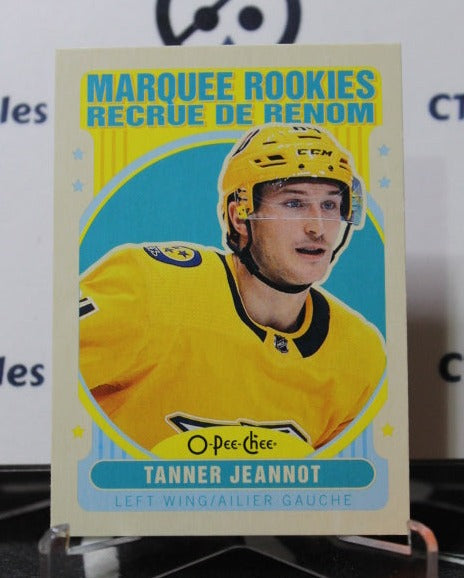 2021-22 O-PEE-CHEE TANNER JEANNOT # 502 RETRO MARQUEE ROOKIE NASHVILLE PREDATORS NHL HOCKEY TRADING CARD