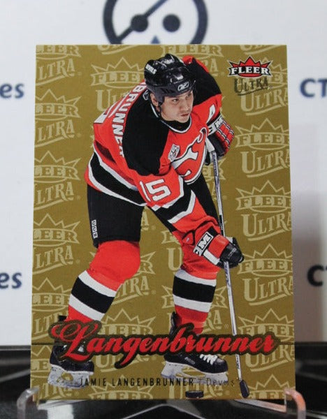 2007-08 FLEER ULTRA JAMIE LANGENBRUNNER # 78 NEW JERSEY DEVILS  NHL HOCKEY TRADING CARD