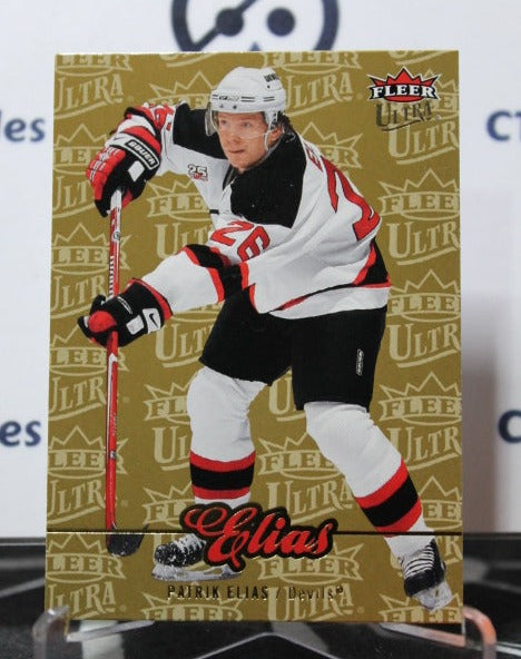 2007-08 FLEER ULTRA PATRIK ELIAS # 81 NEW JERSEY DEVILS  NHL HOCKEY TRADING CARD