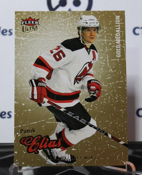 2008-09 FLEER ULTRA PATRIK ELIAS # 42 NEW JERSEY DEVILS  NHL HOCKEY TRADING CARD