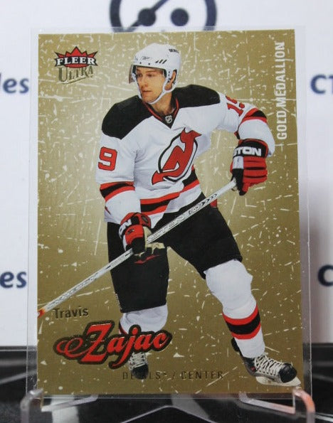 2008-09 FLEER ULTRA TRAVIS ZAJAC # 45 NEW JERSEY DEVILS  NHL HOCKEY TRADING CARD